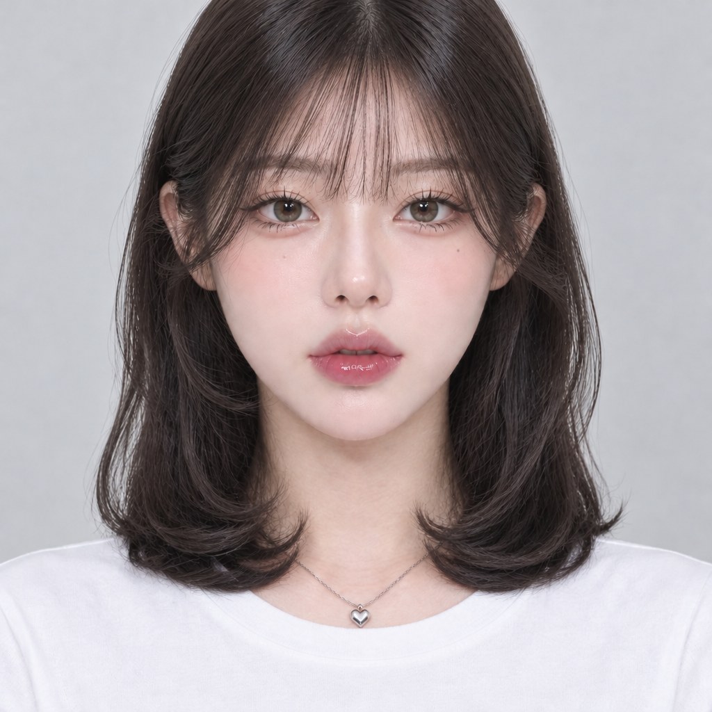 쇄골 C컬 레이어드