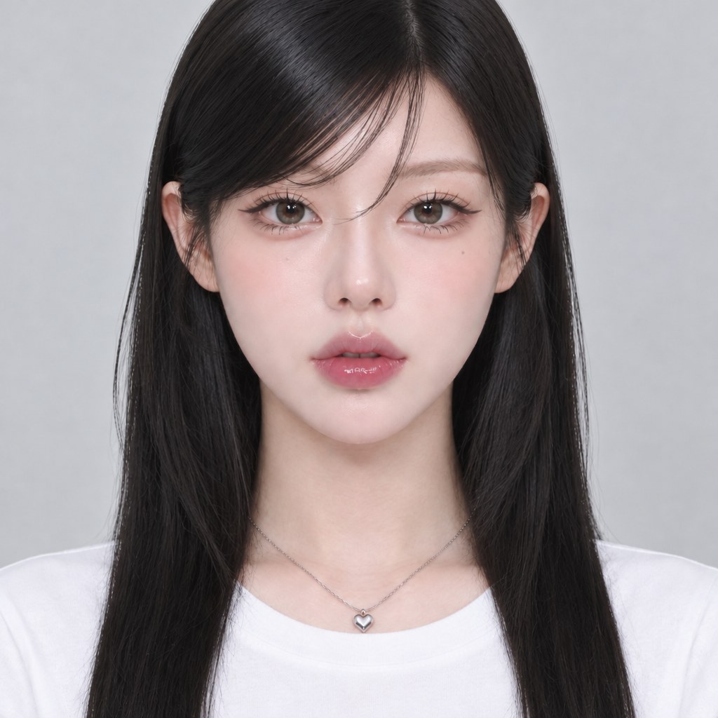 사이드뱅 롱 스트레이트